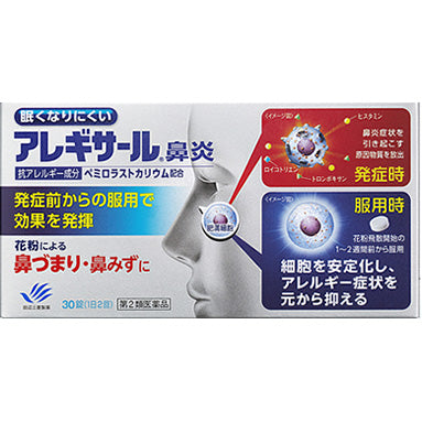 ☆【第2類医薬品】アレギサール鼻炎 30錠